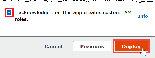 Bereitstellen der Lambda Funktions-App über die AWS Lambda -Konsole.
