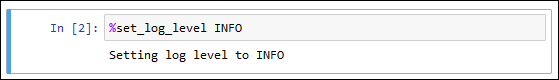 Verwenden von %set_log_level
