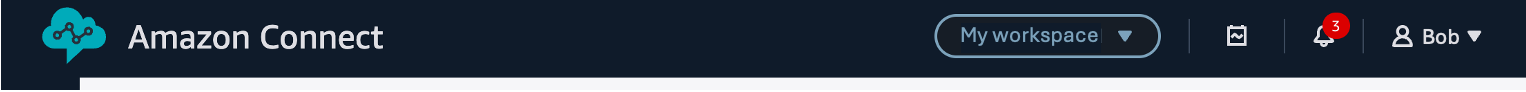Das Benachrichtigungs-Widget zeigt drei ungelesene Benachrichtigungen.