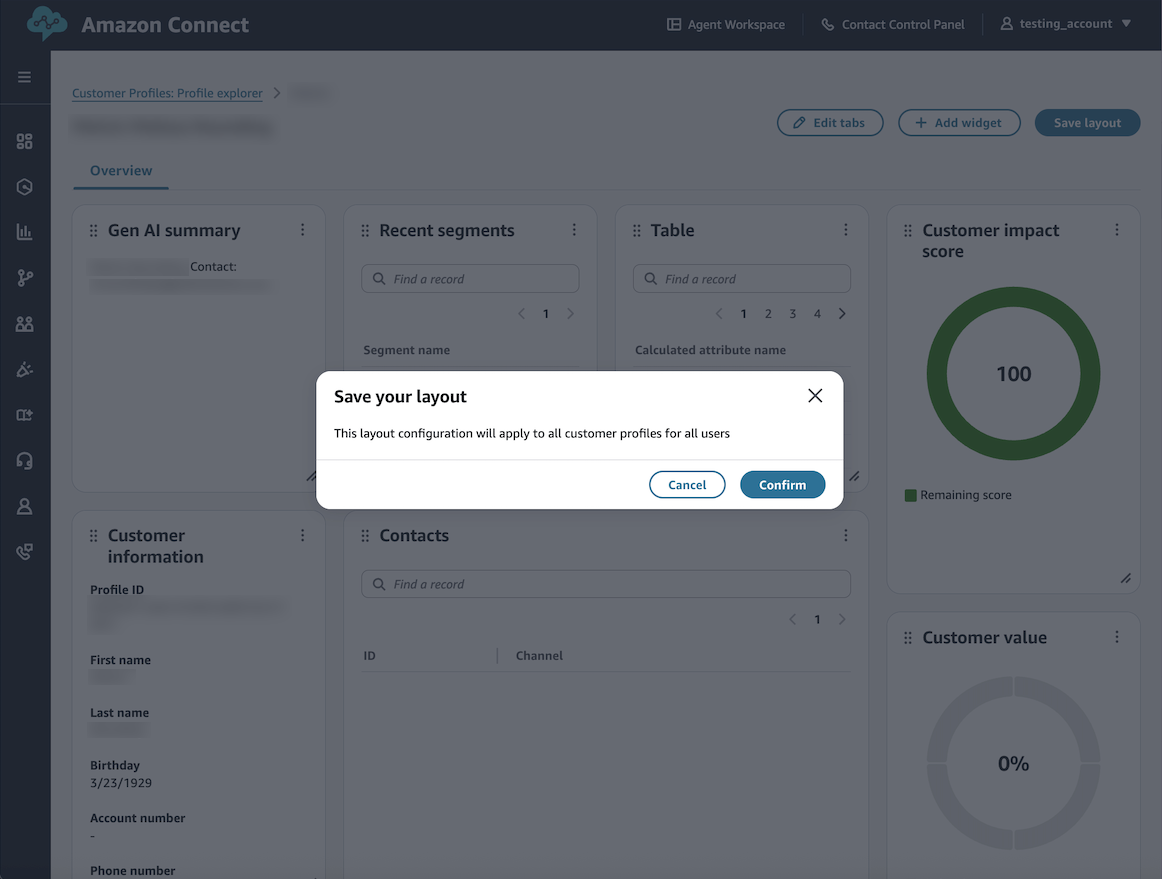 Speichere dein Layout-Popup.