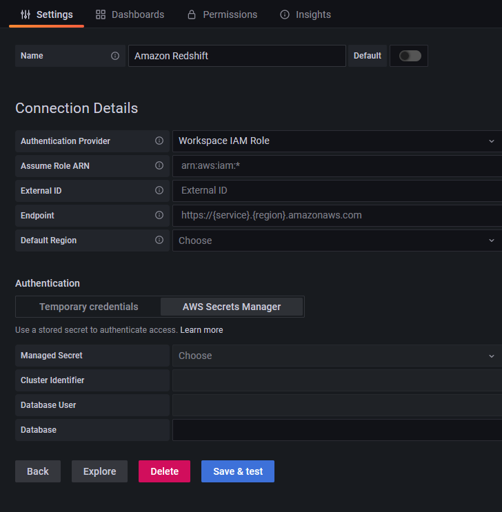 Beispiel für Secrets Manager