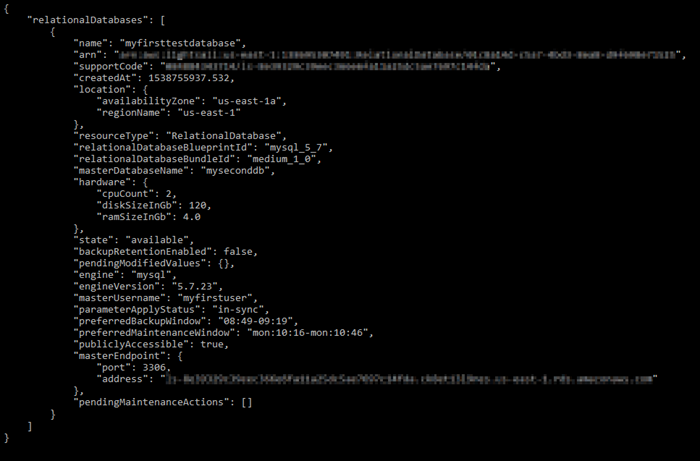Die get-relational-databases Antwort.
