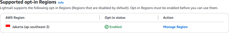 Zeigt an, wie Sie mit der Aktivierung einer Opt-in-Region von Ihrem AWS Profil aus beginnen.