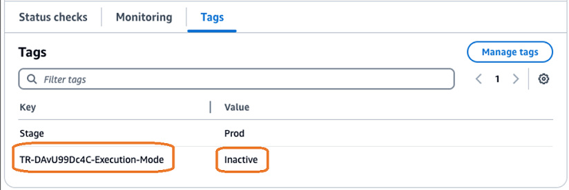 Ein Beispiel für den Abschnitt „Attribute“.