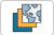 Icon showing a layered map symbol with multiple stacked squares.