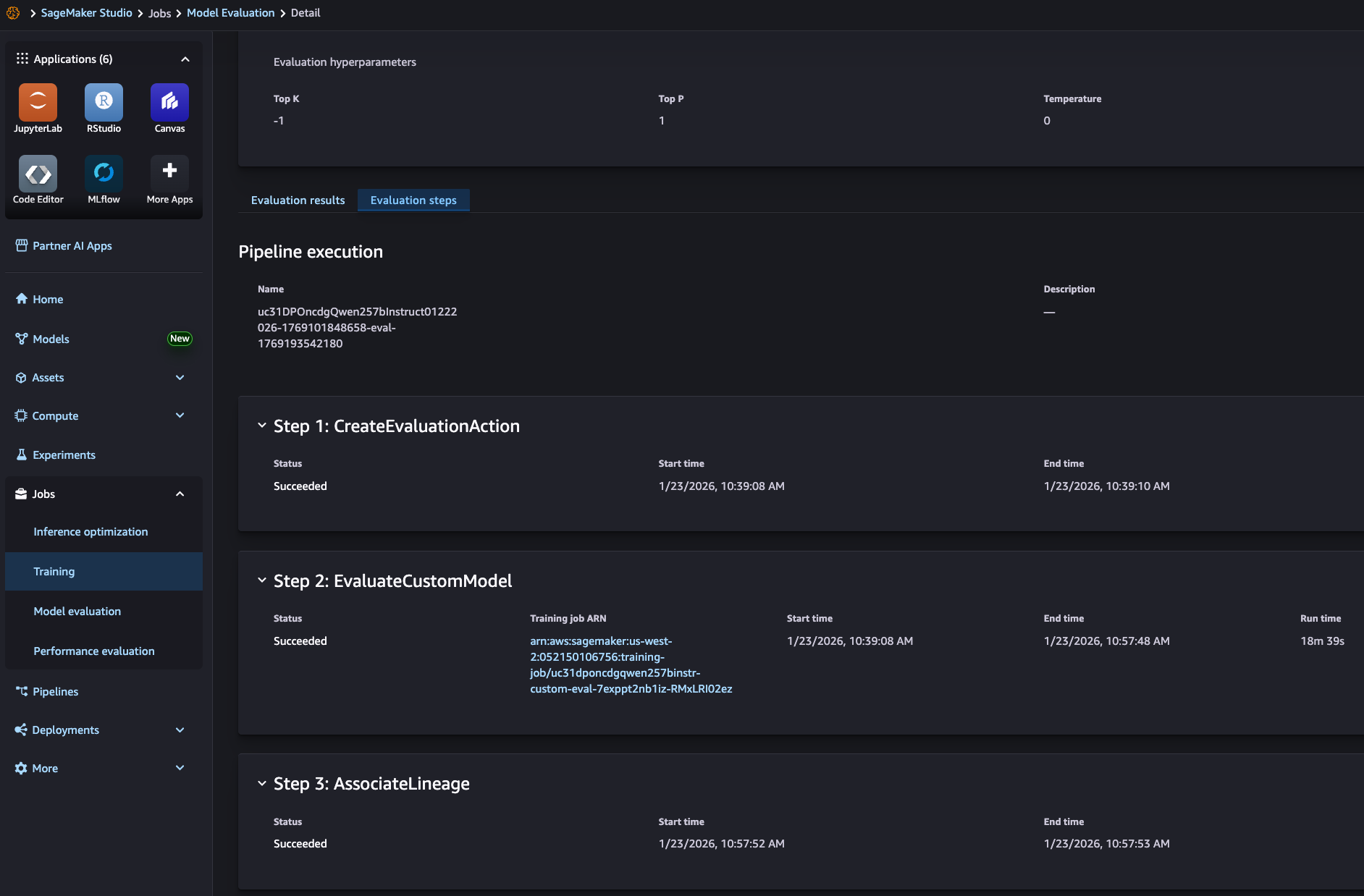 Der Fortschritt Ihres Bewertungsauftrags