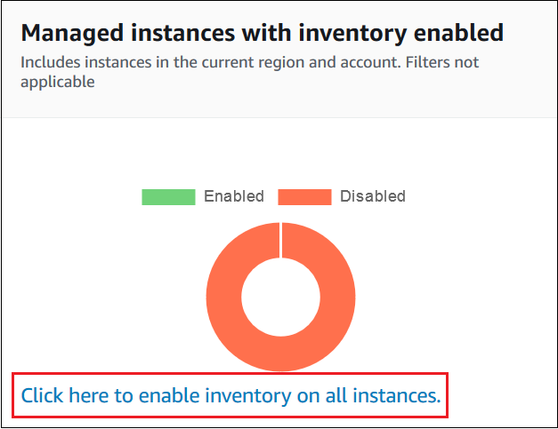 Aktivieren von Systems Manager Inventory für alle verwalteten Knoten.