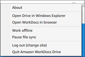 The settings menu. Choose the desired task.