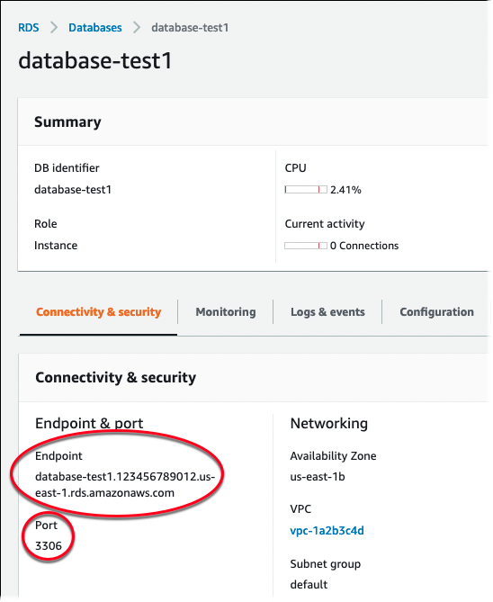 Conéctese a una instancia de base de datos de MariaDB.