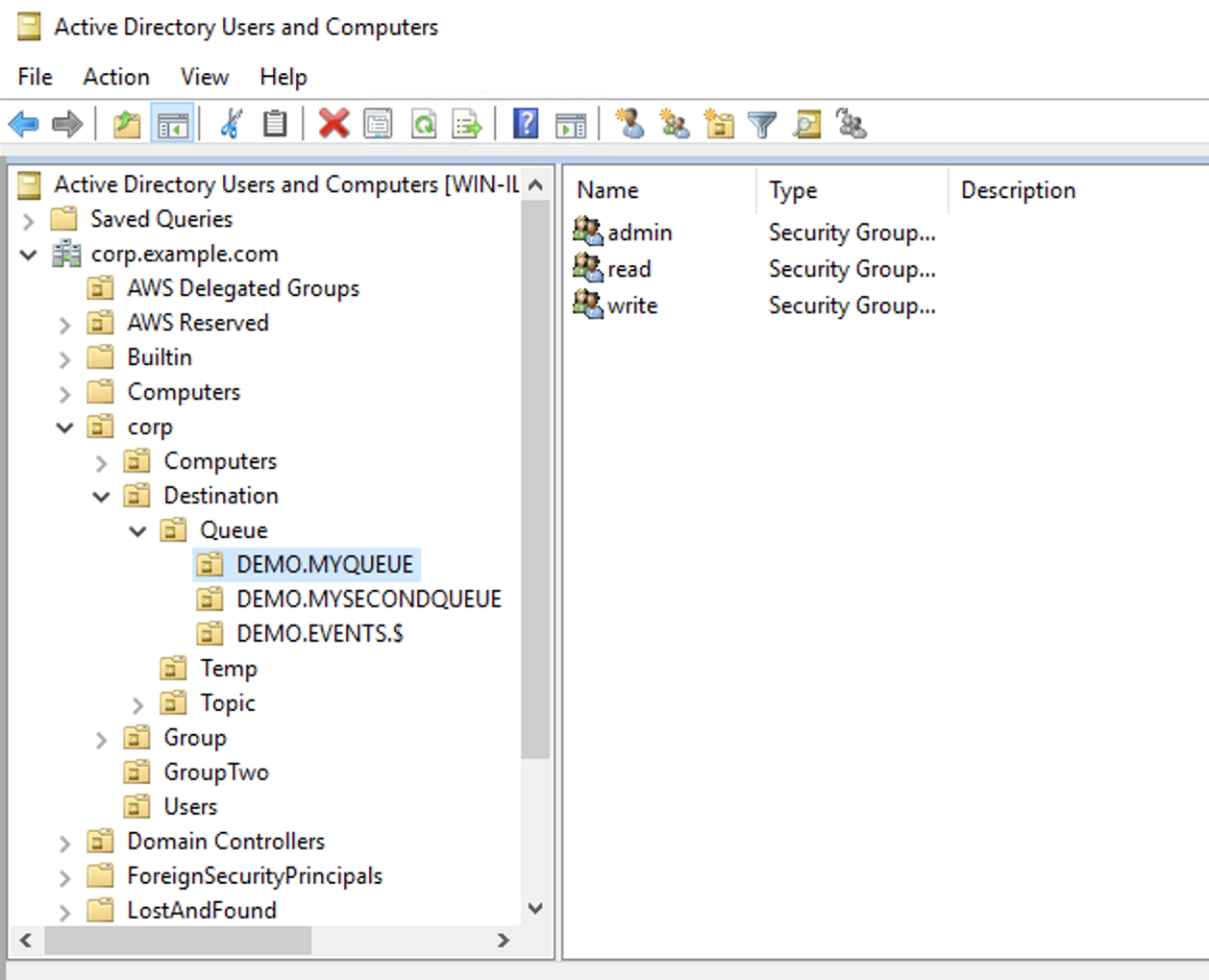 Grupos de seguridad