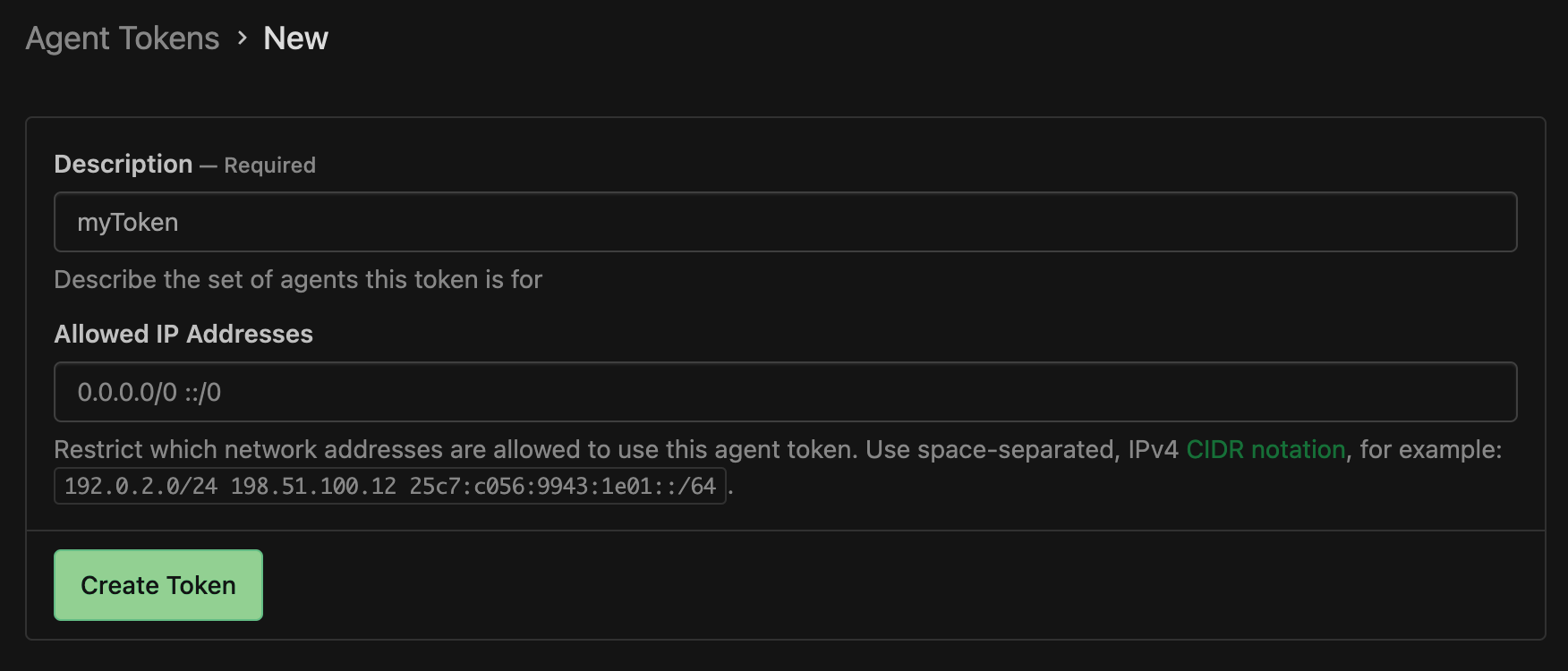 Tokens de agente en Buildkite