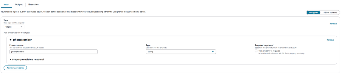 Configuración del módulo de autenticación: configuración de salida.