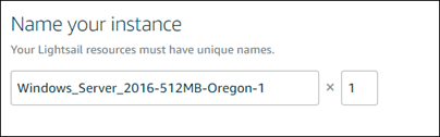 Lanzamiento y configuración de una instancia de Windows Server 2016 en Lightsail.