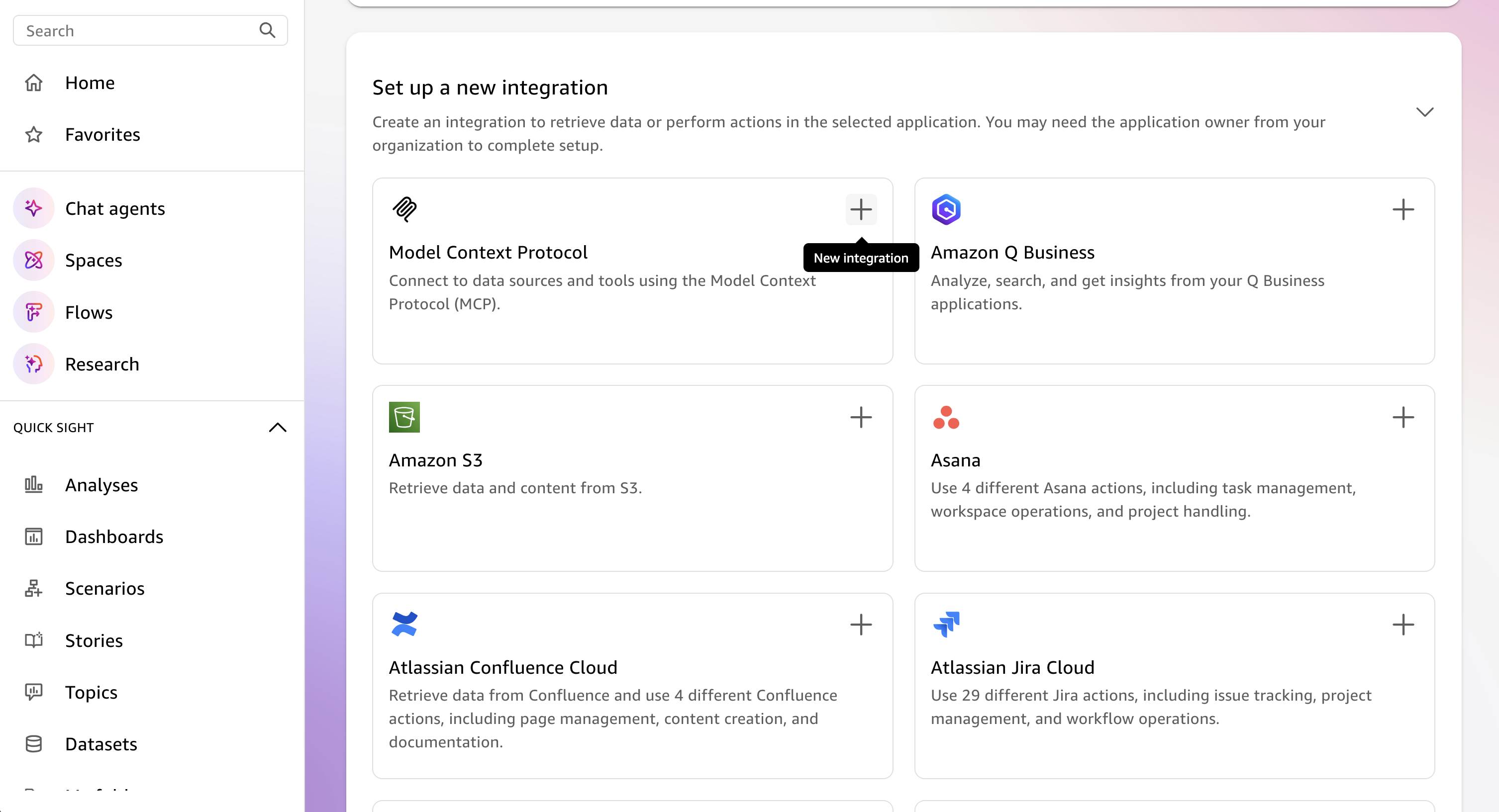 QuickSuite Herramienta de servidor MCP