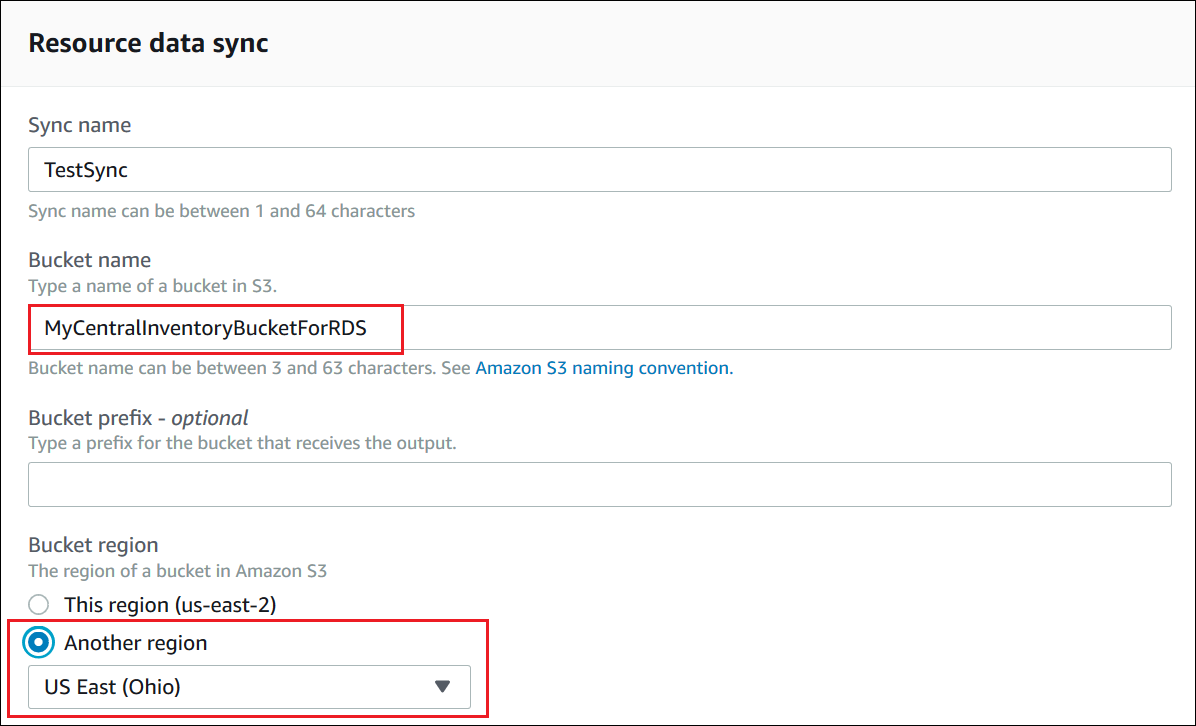 Sincronización de datos de recursos de Systems Manager desde varias Regiones de AWS