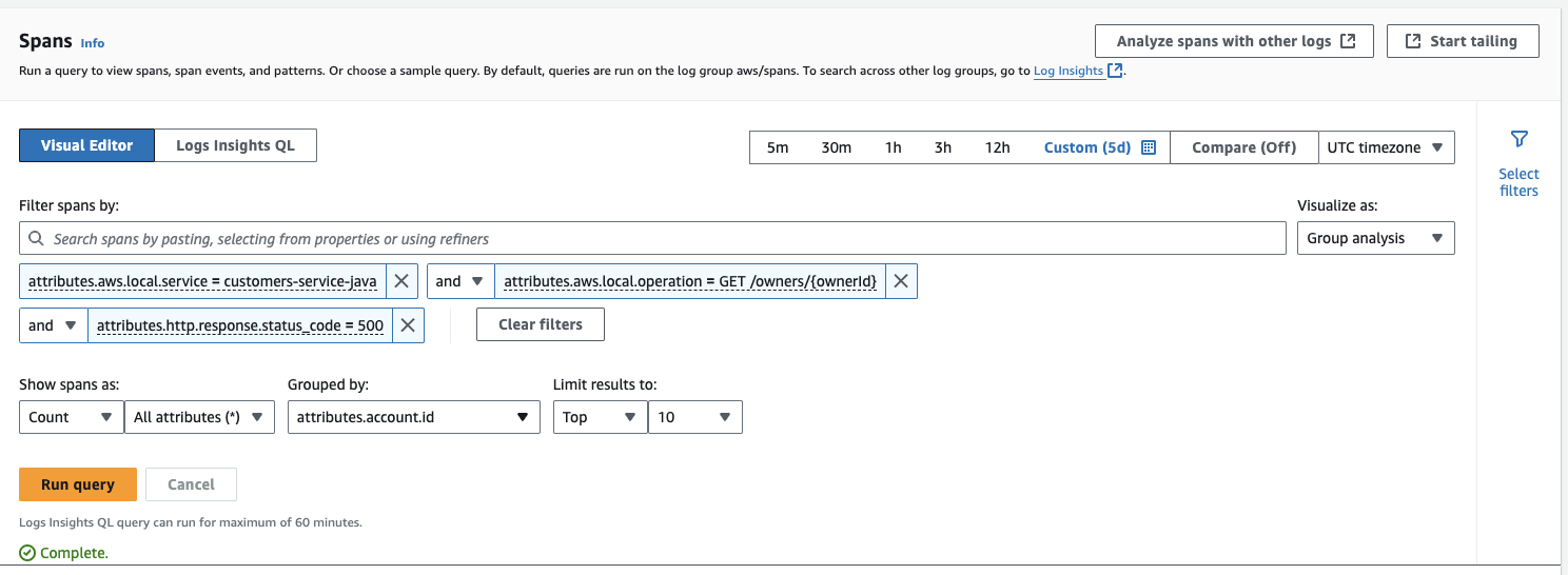 Localiser les travées par analyse de groupe
