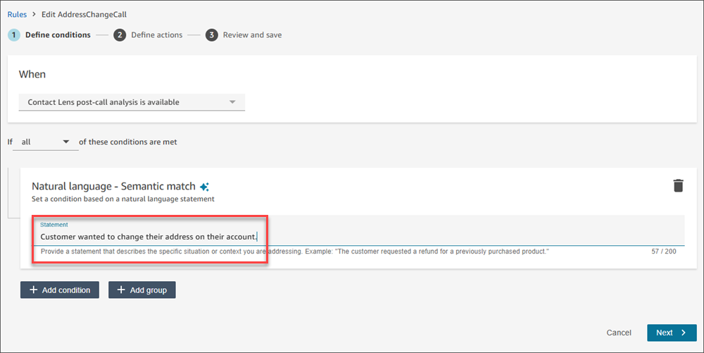 Option d'importation à partir de la collection de mots dans l'interface utilisateur.