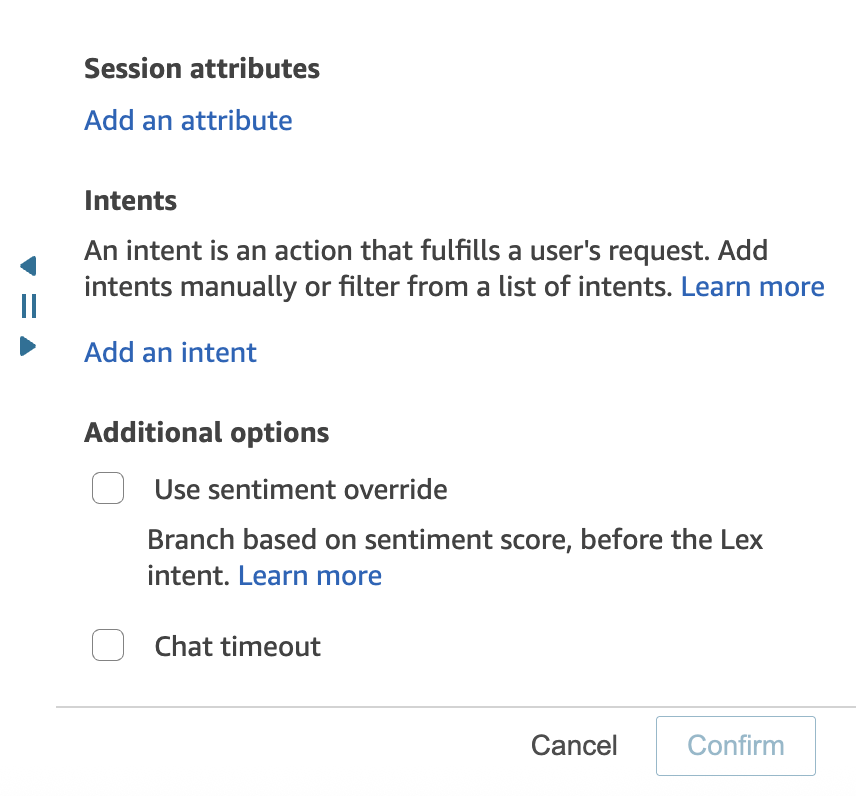 Configuration des attributs de session