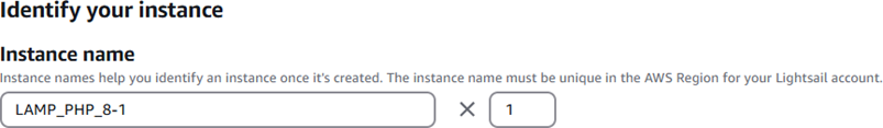 Lancement et configuration d'une instance LAMP dans Lightsail.