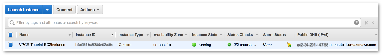 Informations sur l' EC2 instance Amazon lancée par AWS CloudFormation.