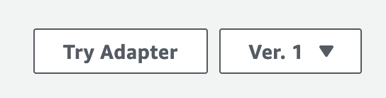 Essayez le bouton Adapter et le menu déroulant de la version 1.