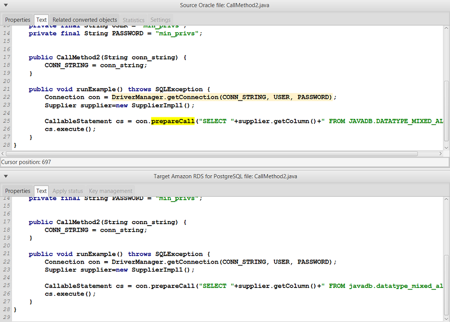 Kode SQL untuk dianalisis