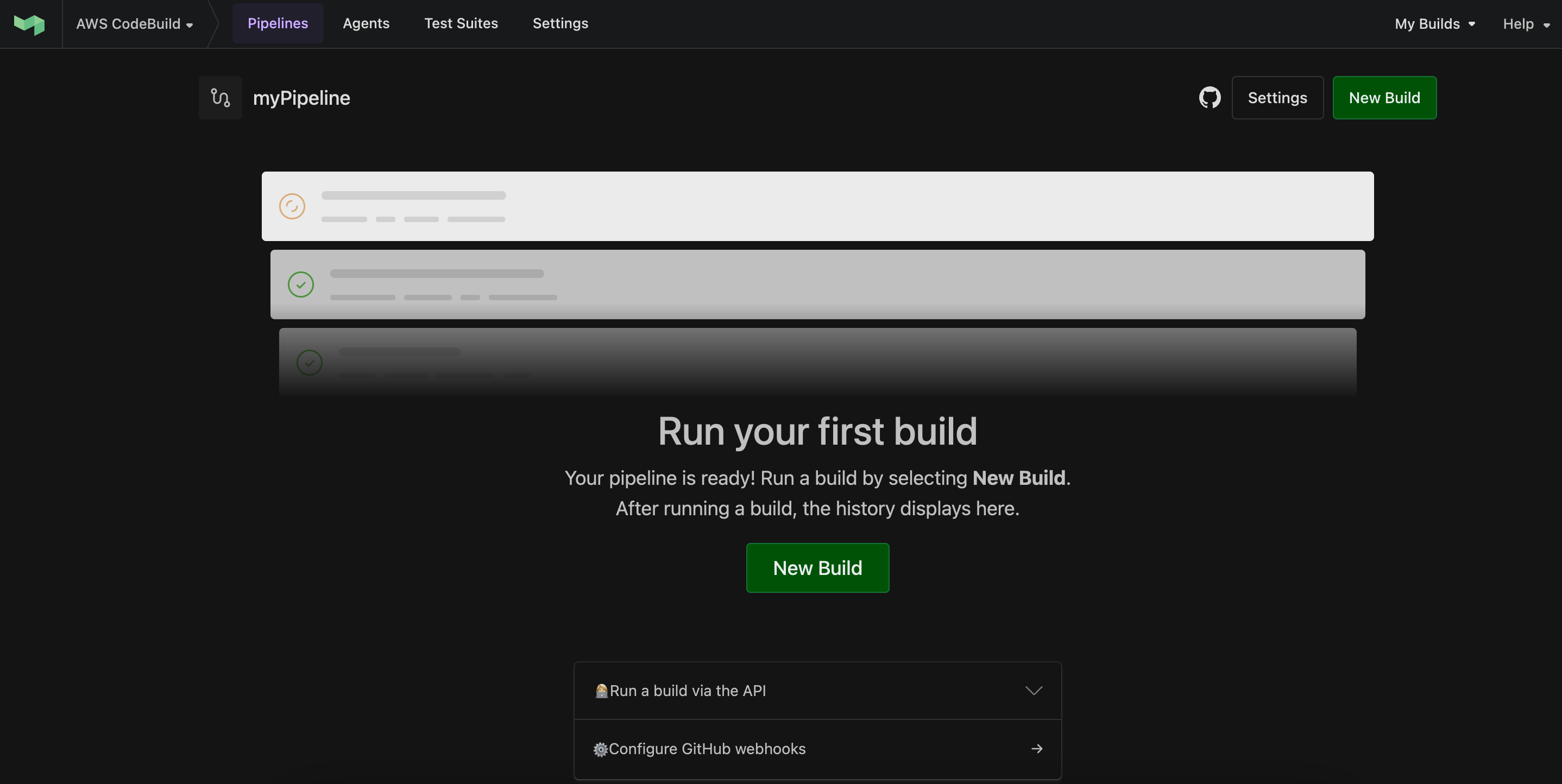 Membangun proyek di Buildkite