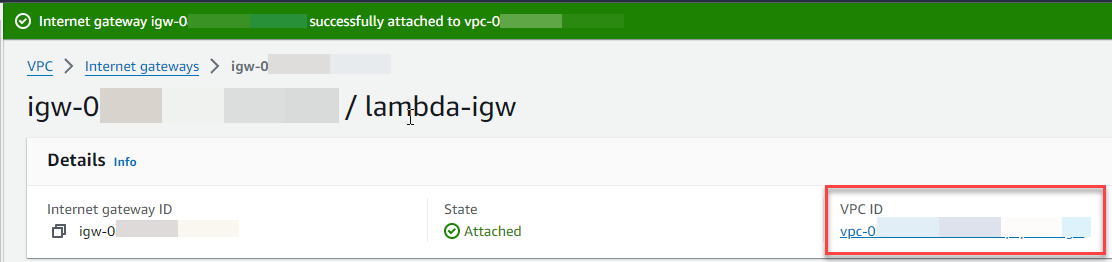 Halaman detail gateway internet