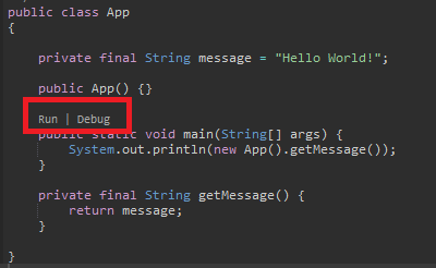Accessing code lenses