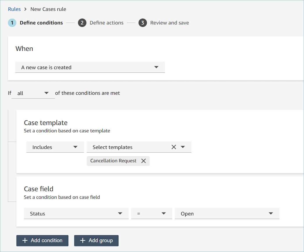 The condition for when a real-time metric is updated.