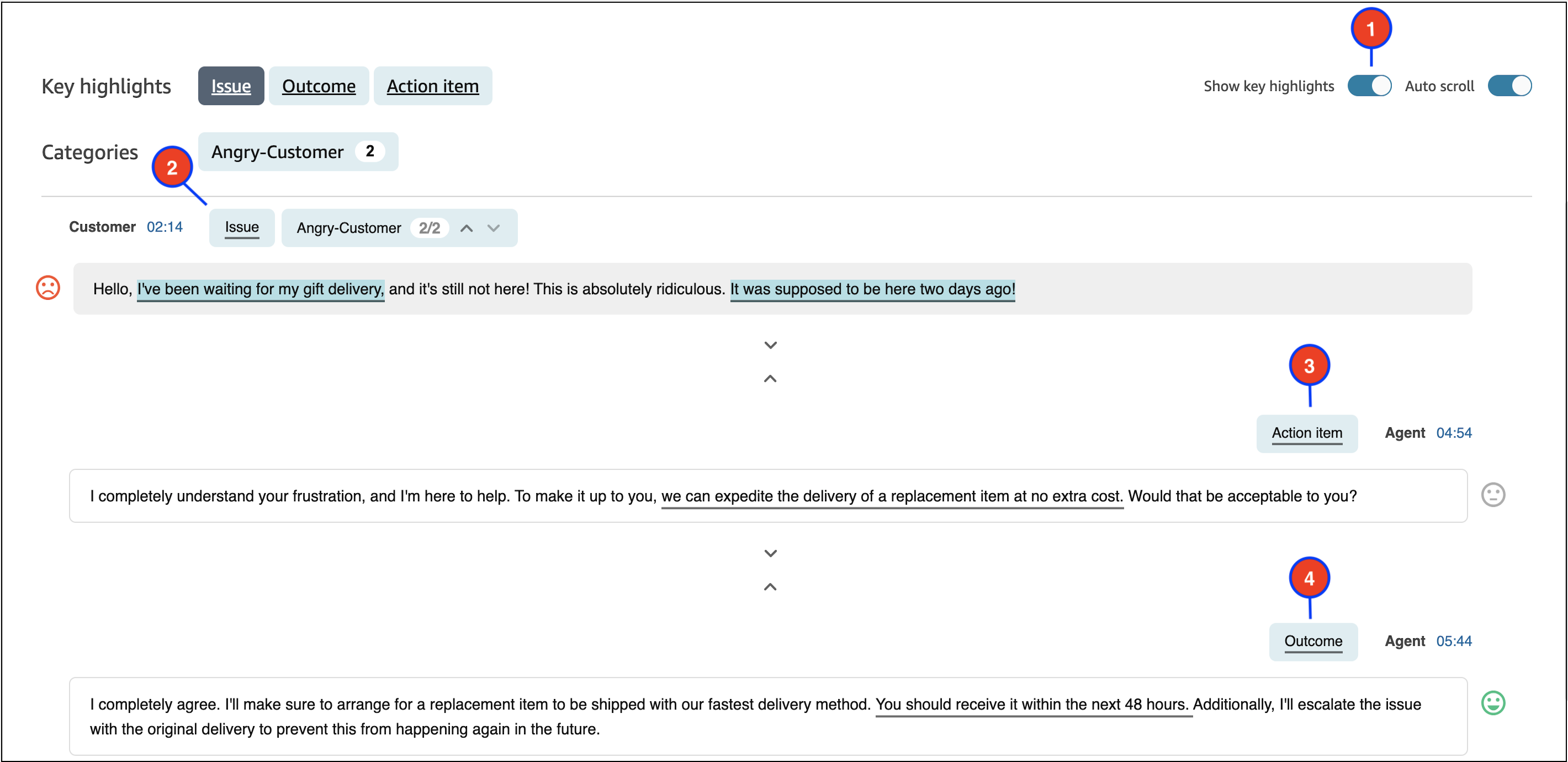 Key highlights on the Contact details page.