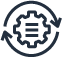 Lifecycle management icon