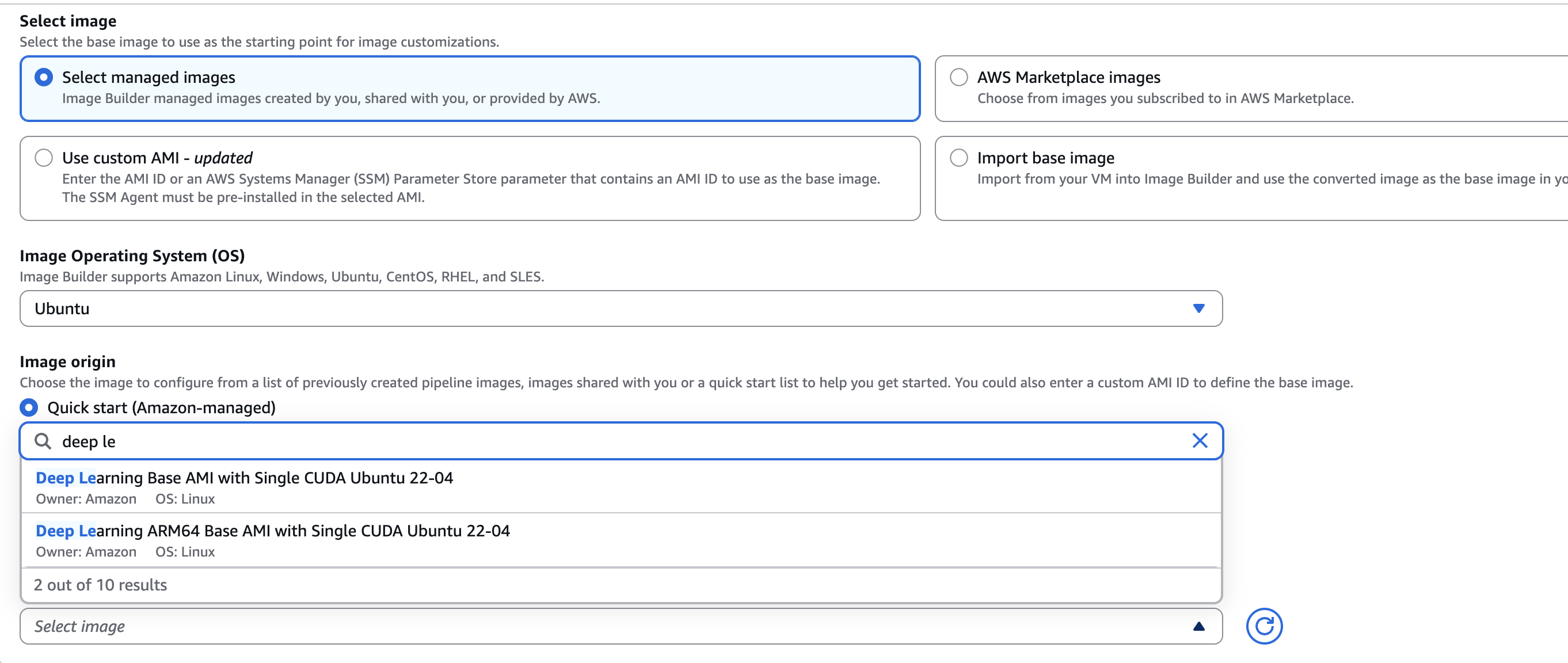 Image Builder recipe creation for Ubuntu