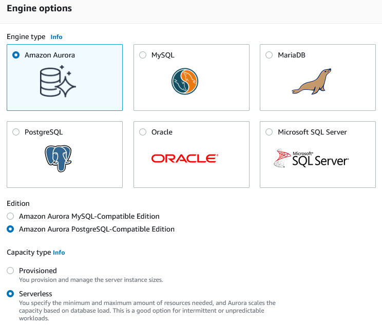 Provision Serverless v2
