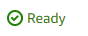 Green checkmark icon indicating a server is ready for Drill or Recovery instances.