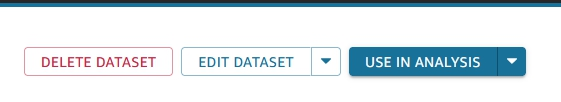 QuickSight edit dataset button