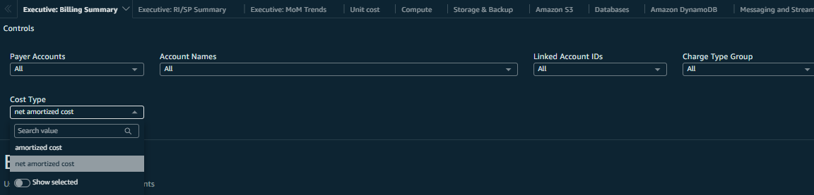 CostType Control