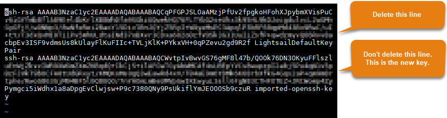 Lightsail default key.