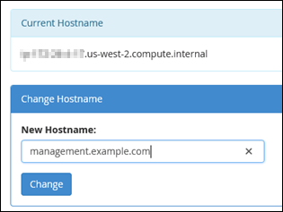Change the hostname of your cPanel & WHM instance