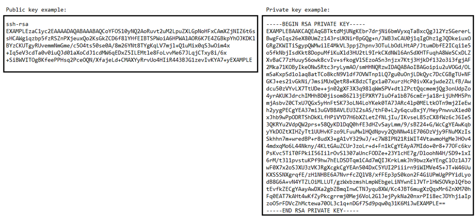 Key pair file example