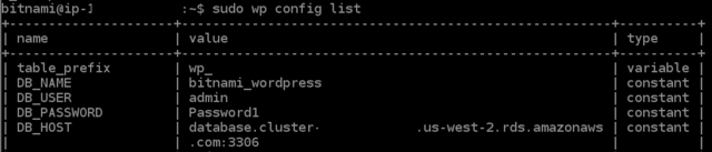 WordPress configuration file.