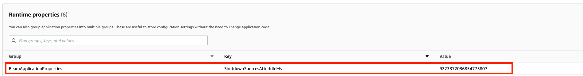 Set shutdownSourcesAfterIdleMs to Long.MAX_VALUE