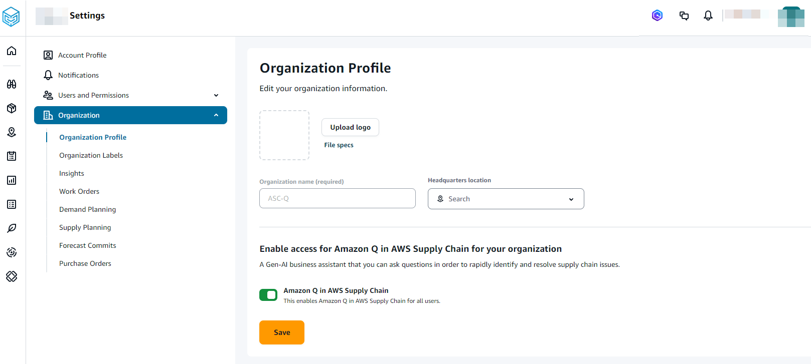 Amazon Q in Catena di approvvigionamento di AWS