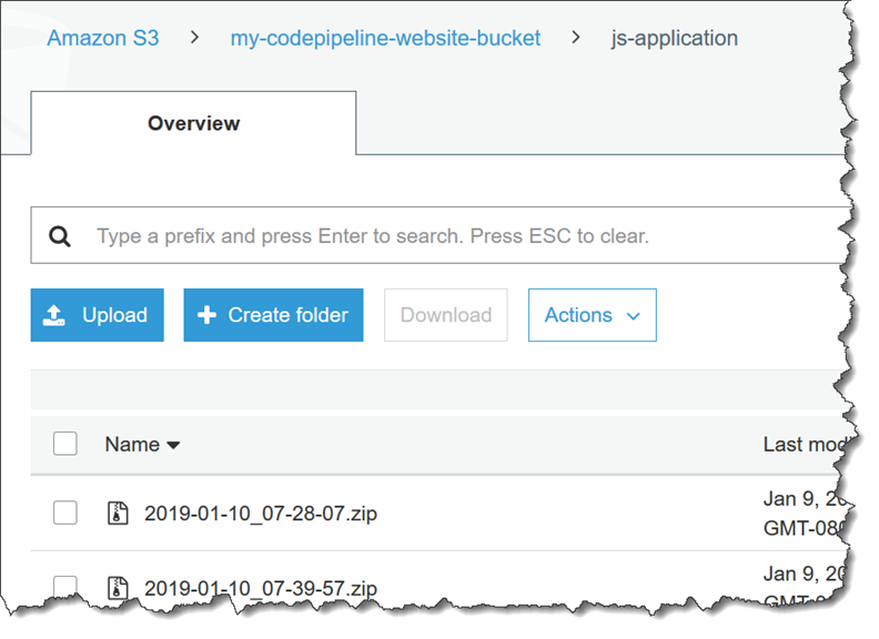 Download dello ZIP di esempio