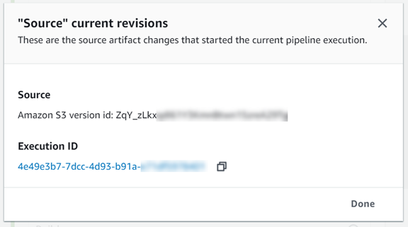 Visualizzazione delle revisioni dell'origine