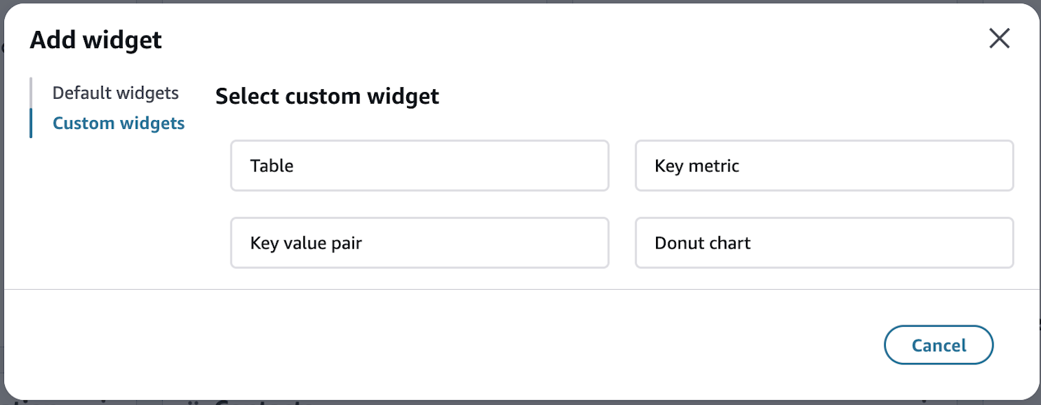 Aggiungi widget per i clienti nel layout di Profile Explorer.