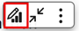 Immagine di un elemento visivo con l'icona a forma di ingranaggio di formattazione evidenziata nel menu.