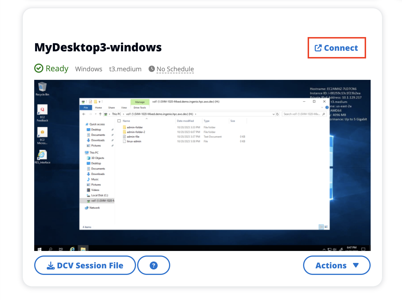 Accedi al desktop virtuale tramite browser