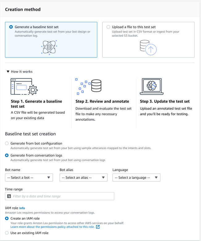 Test Workbench로 테스트 세트를 만드세요.