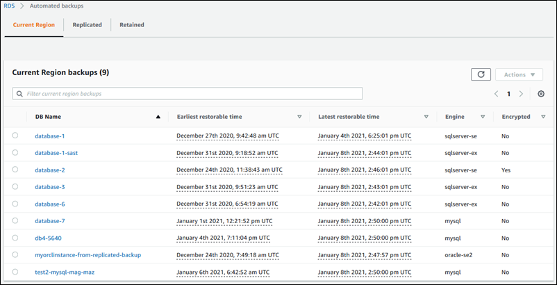 Backups automatizados